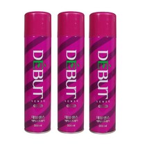 데뷰 3개)데뷰 센스 헤어 스프레이300ml(후로랄향) 헤어스프레이, 선택없음
