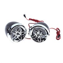 오토바이 알람 오디오 사운드 시스템 스테레오 스피커 Fm 라디오 Mp3 음악 플레이어 스쿠터 Atv 제어, 한개옵션0