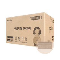 한예지 핸드타월5000매 100매x50입(1박스)/케이에이치커머스, 100매x50입(1박스)