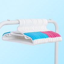 포에버논슬립 아기옷걸이 화이트30p 어깨뿔 정리 플라스틱 세탁소 다이소옷걸이 이케아바지걸이, 01_포에버논슬립 아기옷걸이 화이트30p