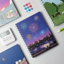 3500 A5스프링노트(소소일상) 랜덤발송, 1개