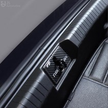 JS automotive 더뉴 올뉴말리부 튜닝 트렁크 리드락 도어락 힌지체커 부식방지 커버 엠블럼 인테리어, 실버 1P