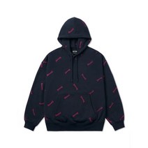 THRASHER 올오버 매거진 로고 후디 네이비