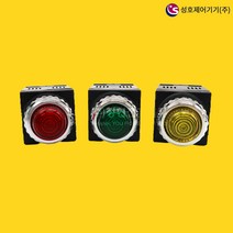 성호제어기기 SHPR-25P-1L 파이롯트 파일럿 램프 원형 표시등, 25P-1L(25파이 AC/DC110~125V), 검정(BLACK), 1개