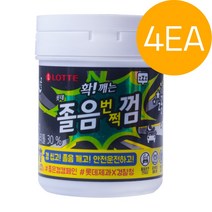 롯데 졸음 번쩍 껌 87gX4개, 1세트, 87g