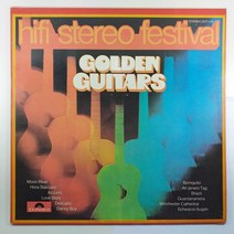(중고LP) 경음악/ GOLDEN GUITARS/ MOON RIVER/ LOVE STORY/ 1975년 라이센스/ 자켓 음반 상태 AA