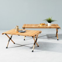 코펜하우스 로잔 너도밤나무 캠핑 우드 롤테이블 90/120, 비치 롤테이블 90 오크