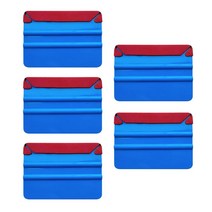 기능성 세척 클리너 카본제거 세정제 5PCS 탄소 섬유 비닐 포장 스퀴지 천으로 패브릭 자동차 랩 도구 창, 한개옵션0