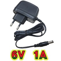 순흥전기 어댑터 6V 어댑터 모음 6V 0.35A ~ 3A 까지 생산 아답터 직류전원장치, 6V 1A 벽걸이형