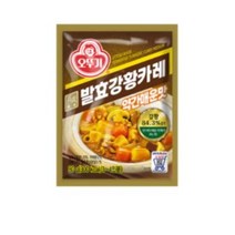 오뚜기 백세 발효강황카레 약간매운맛 80g, 6개