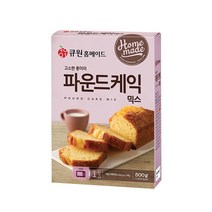큐원 홈메이드 파운드 케익 믹스 500g 케이크 가루 분말 파우더 만들기, 1개