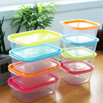 오너클랜 냉장고정리가 쉬운 일본산 모모코 찬통 4P세트 대, 630ml 본품