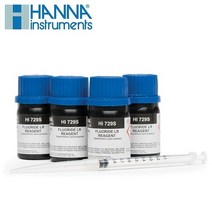 HANNA 수질측정기 불소시약 HI729-26 (0.00~2.00ppm) 수질관리 식수 수영장 단체급식 공업용수등, 1개