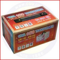 승압기 (승압용) 트랜스 HT-1000U 입110V-출220V 한일테크/승압트랜스