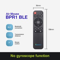 BPR1 BPR1S 플러스 2.4G 무선 USB 수신기 TV 박스 원격 제어 BLE 5.0 무선 에어 마우스 안드로이드 스마트, 01 BPR1 NO Gyro