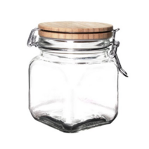 카페리아 유리 밀폐 커피보관용기 700ml, 혼합 색상, 2개