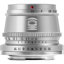 카메라렌즈 EFujifilm XF 마운트 렌즈 용 35mm F1.4 APS-C M RF Leica L Z M43 카메라, 01 Silver_04 M4/3