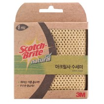 손쉬운 기름기 설거지 아크릴사 수세미 위생건조 세제절약