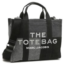 [마크 제이콥스] 토트 백 숄더백 블랙 데님 여성 MARC JACOBS H017M06FA21 012 A4 대응 [병행 수입품]