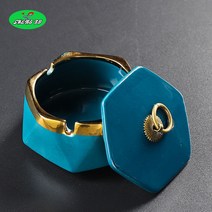 SHENGBO재떨이 휴대용 현대 재떨이, AD네이비