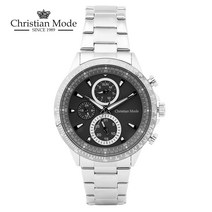 [본사 정품] 크리스챤모드 남성 멀티펑션 메탈시계 CM422 GYS (44mm)