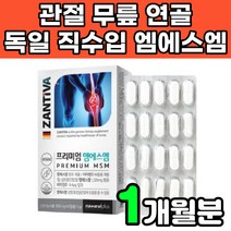 독일 조인트 nsm 디메틸설폰 엠에스엔 엠에스엠 무릎 무릅 연골 관절 뼈 관절에 연골에 허리에 무릎에 좋은 영양제 비타민D 부모님 중년 40대 50대 60대 노인 여성 여자 추천, 1박스(1개월분)