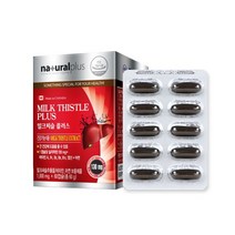 밀크씨슬추출물 간건강도움 밀크씨슬플러스1000mg60개 실리마린 간영양제 세포혈액생성