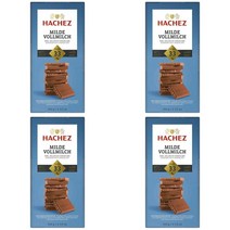 (독일직배) 하체스 마일드 홀 밀크 초콜릿 초콜렛 33% 코코아 100g 4팩 Hachez mild whole milk 33% cocoa 100g