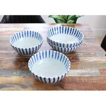 일본산 산뜻디자인 우동그릇 라면기 도자기면기 면그릇 면기추천, 우동기