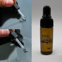 일본직수입 자동차 금간 유리접착제 유리 복원제 돌빵 기스 3ml, 1개