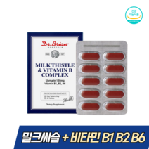 간비타민 밀크씨스 밀크씨유 실리마린 비타민B 간건강 MILKTHISTLE silymarin complex, 2박스 (2개월분)