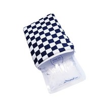 15x20 보냉파우치+아이스팩/휴대용 체온유지 얼음주머니, 블랙체스 1세트