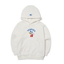 엠엘비 키즈 X 디즈니 도날드덕 빅로고 기모 후드티 아이보리 7AHDD1016-50IVS