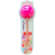 사콕스 롤리팝볼펜 발렌틴 체리 (SL), 체리핑크, 1개