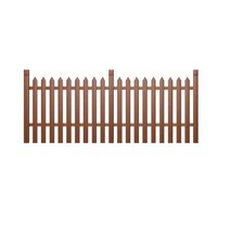 정원 펜스 화단 나무 방부목 가드 휀스 경계목 테라스, (탄화색상) 길이 100cm x 높이 40cm