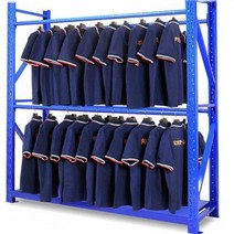 세탁소 행거 창고 랙 대형 선반 철제 매장용 옷걸이, 하얀색  200x60x200(판 1 포함)