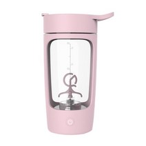 닭가슴살믹서기 초고속 진공블렌더 무선 레트로 미니믹서기 푸드프로세서 650ml 충전식 스포츠 셰이커 병 휴대용 전기 믹서 bpa 무료 체육관 운동 피트니스 야외 여행 운반 컵, 분홍