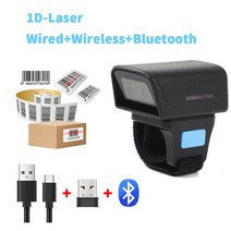 북스캐너 고속 EVAWGIB 휴대용 무선 바코드 스캐너 안드로이드 QR 리더 모바일 PDF417 USB 12D, 1.1DLaser