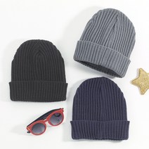비니골지털모자3종세트 유아동골지비니 모자 아기겨울니트모자 아크릴털모자