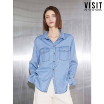 [비지트인뉴욕] 비지트인뉴욕 포켓 데님 셔츠 (VA2LSE1)