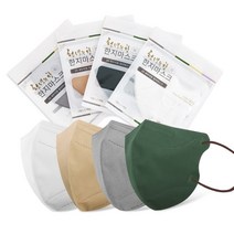 천년 닥나무 새부리형 한지마스크 대형 50매 컬러 비말차단, 화이트, 1개, 50개