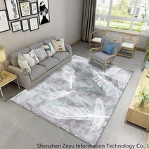 북유럽풍 대형 거실 카페트 사계절 극세사 소형 러그 매트 모음, 80×160cm + J