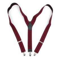 SQUARE RED suspenders CH1952800