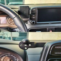 코나 전용 휴대폰거치대/무선충전기 셋트 차량용, 1개