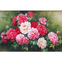 모란 직소 퍼즐 꽃 인테리어 장식 520 1500 피스, 520P, 520~1500개