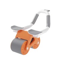 AB슬라이드 피트니스 복근 운동기구 롤러 플랭크, (오렌지) 무릎보호대 및 휴대폰 거치대 제공