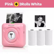 peripage a6 휴대용 열 사진 프린터 미니 포켓 라벨 스티커 메이커 무선 bluetooth 전화 인쇄 기계 종이 롤, pk add 3 백서