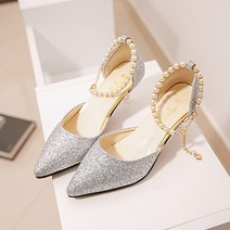 웨딩 파티 본식 스냅 셀프촬영 연주용 슈즈 3cm 5cm 7cm 12cm여름 새 여성