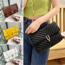 셀러허브 여성패션 여자가방 핸드백 브이퀼팅 체인 오피스룩 크로스백