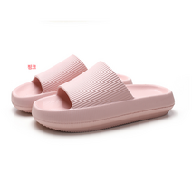 층간소음 사무실 임산부 푹신한 거실화 홈 발망치 실내화 슬리퍼, 핑크(여성)